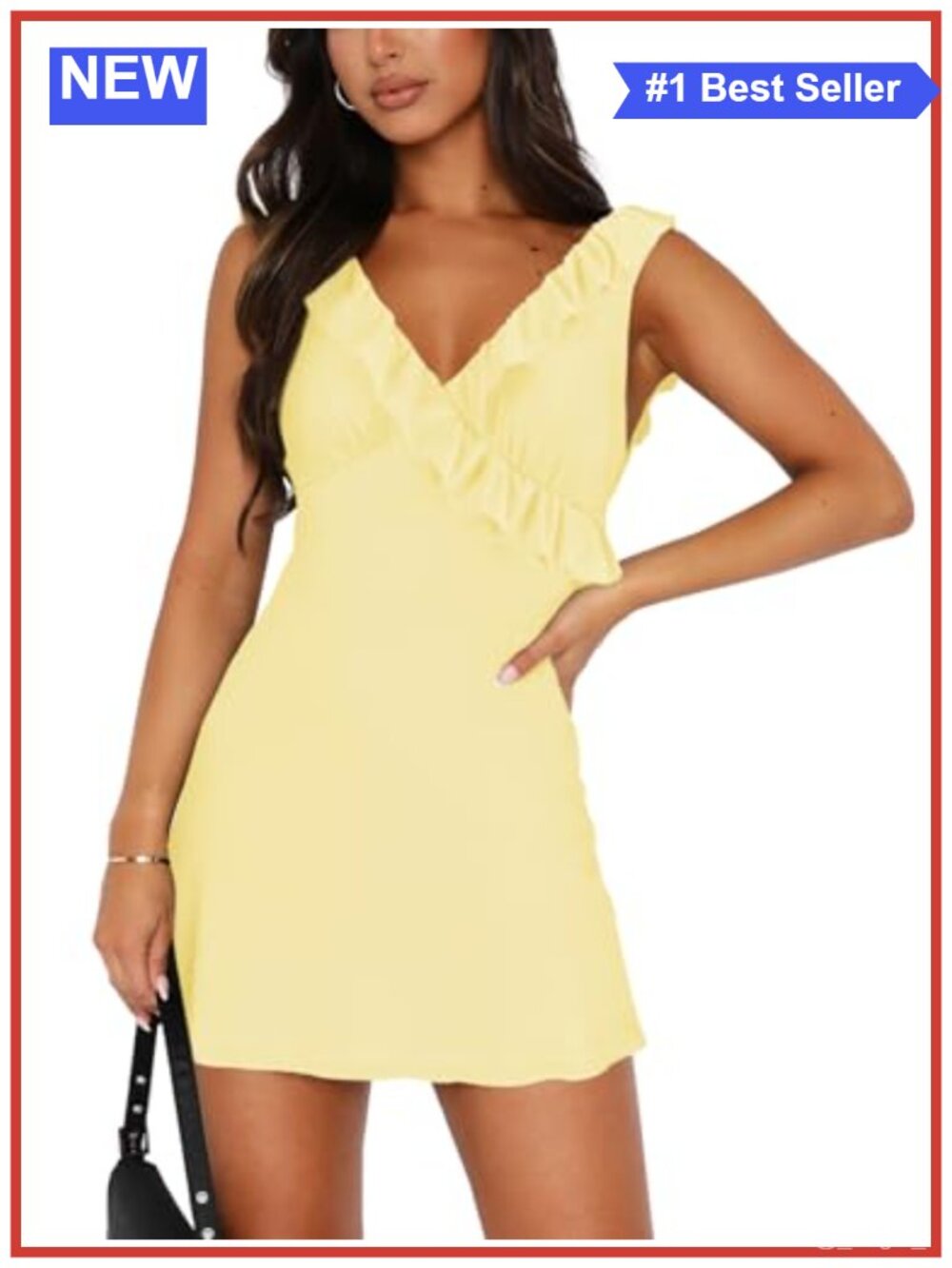Backless Ruffle Mini Bodycon Dress Sleeveless Party Clubwear